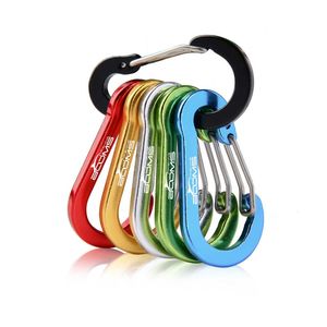 Booms Fishing CC1 Acero Pequeño Mosquetón Clips Camping al aire libre Multi herramienta Accesorios de pesca 6pcs 324 Z2