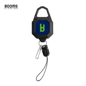 Booms Fishing RG4 Lanyard Retracteur Berceau de verrouillage Pather 70 cm Longueur réglable Accessoires d'outils de pêche à la mouche rétractable