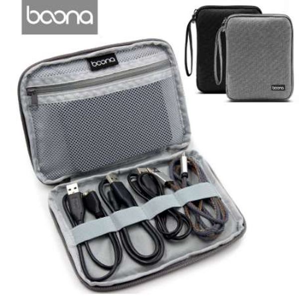 Boona Oxford tissu disque dur sac Portable protection simple pont étui de transport voyage sac de rangement pour Gadgets électroniques