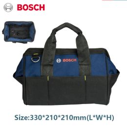 Boormachine Bosch Sac à outils d'origine Tournevis électrique Perceuse Clé Télémètre Sac à main Portable Sac à outils durable pour outils électriques 12 V 18 V
