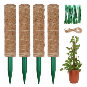 Boormachine Jardin Coco Totem Cocotier Bâtons Vigne Support Plante Mousse Poteau Poteau Mousse Bâton pour Grimper Fram Plantes Support Extension