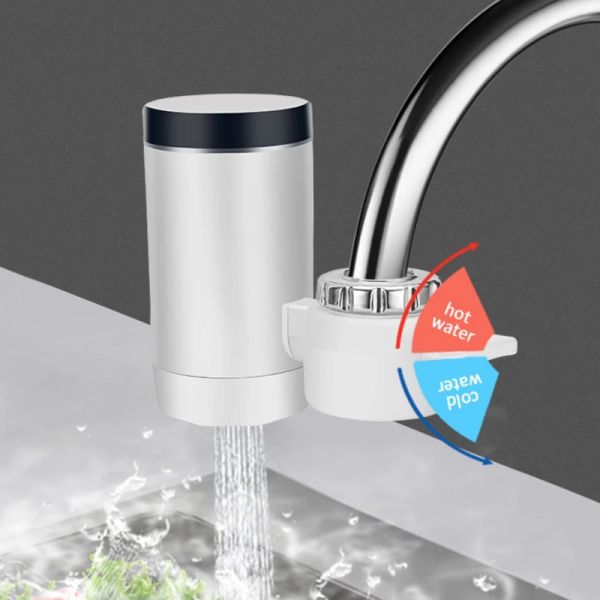 Boormachine cuisine chauffe-eau électrique robinet d'eau chaude instantanée robinet de chauffage froid robinet chauffe-eau instantané sans réservoir