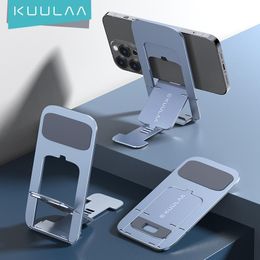 Boormachine Kuulaa Telefoonhouder Stand Aluminium Mobiele telefoon Verstelbare Desk Stand Mobiele telefoonondersteuning voor iPhone 13 12 Xiaomi Samsung Huawei