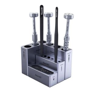 Boormachine Qianli Kubus Opbergdoos Aluminium Modulaire Telefoon Reparatie Container Pincet Schroevendraaier Schroef Onderdelen Magnetische Storting Organiseren