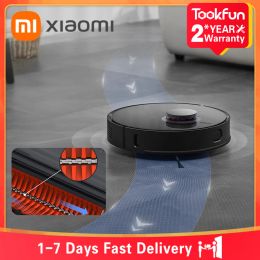 Boormachine-aspiradoras Xiaomi Mijia, potencia de succión de 8000pa, 5200mah, Lds, navegación láser, Robot de arrastre antibobinado para el hogar