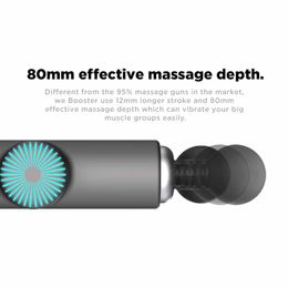 Booster Laser Sabre Hit Smart-Hit Massage Gun avec 80 mm Profondeur de massage 15 kg Pression Pouleur de soulagement de la douleur Relaxation du corps