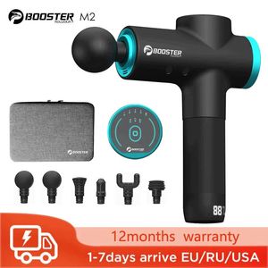 Booster M2-B Massage Gun Percusión profunda Percusión Massager Massor Massor Handheld Back Back Maserager eléctrico para el estado físico 240418