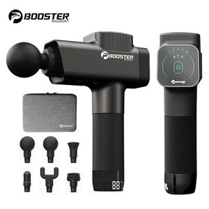 Booster M2C Pistolet de massage Smart Deep Tissue Relaxation Professional Percussion Muscle Fascia Gun Handheld Electric Body Massager 220530