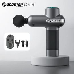 Booster - Mini Electric Neck Massager Gun Smart Hit Fascia voor body ontspanning Fitness Spierpijn Relief240325