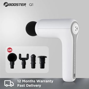 Booster Q1 Massage Gun Portable Massager voor rug- en nekspier diepe weefsel percussie ontspanning Pijn verlichting Fitness 231221