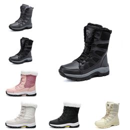 Boot Classic Snow Boots Women Winters Fashion Fashion Mini Toble Short Ladies Girls Booties Triple Black Chesut Navy azul al aire libre Indoor S ies