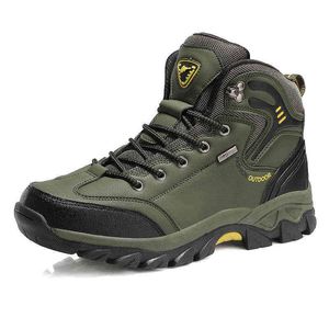 Boot Vancat marque hommes grande taille 39 47 automne hiver en cuir mode Sneaker en plein air montagne imperméable chaussure 220805