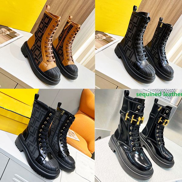 Botines Diseñador Martin Graphy Botas Tobillo Zapato Negro Ala abierta Tela de cuero con cuentas Cremallera de metal dorado Bota de motocicleta 66344