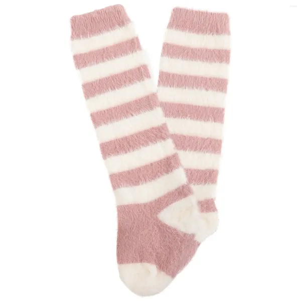 Bottes 1 paire de chaussettes d'hiver pour bébés, tube long et épais, fourniture chaude réutilisable pour bébé