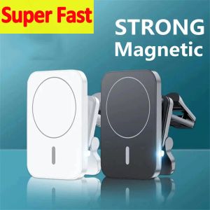 Boots 15W Magnetische auto Wireless Chargers Air Vent Telefoonhouder voor iPhone 14 13 12 Pro Max Safe Charger Fast LaGing Station