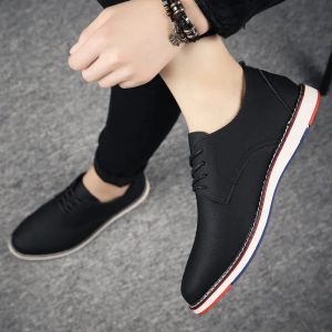 Boots 2018 Summer Breatchable Casual Chaussures Men's Business Small Shoes Small Shoes Youth Wild Wild Korean Fashion Tide