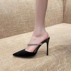 Boots 2021 Ins Hot New Leopard Print Sandales Open Toe High Heels Femmes Transparent Perspex Slippers Chaussures Talons Sandales Clear Sandales