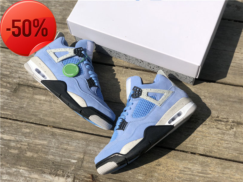Boots 2021 Release Men Basketball Shoes 4 4s Se University Blue Jumpman Fashion Trainers Luxurys Designer Sneakers Size 40 --47 .5 Ship With Box