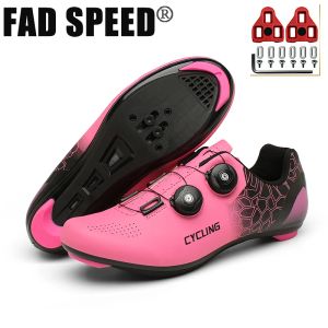 Boots 2021 Speed Cycling Mtb chaussures plates Road Femme Femme Selflock Cleat Bake Sneaker SPD RACK