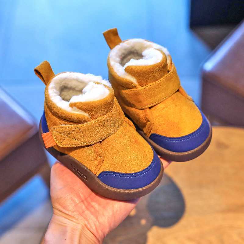 Laarzen 2021 Peuter Sneeuwlaarzen Winter Baby Laarzen Voor Jongens Meisjes Baby Laarzen Warm Pluche Buiten Zacht Antislip Kind Kinderschoenen 1- 4 Jaar L0824