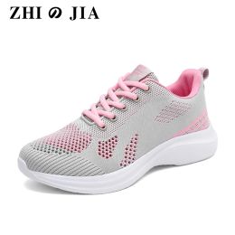 Laarzen 2022 herfst nieuwe damesschoenen lage top tennis ademende casual schoenen dames lichtgewicht hardloop sneakers vrouwelijke zachte sokschoenen