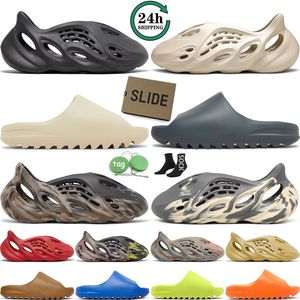 Designer Slides Slippers Heren Dames Slider Sandaal Onyx Pure Vermillion Mineral Blue Ocher Bone Resin Clog Desert Ararat Beach Shoe 36-48