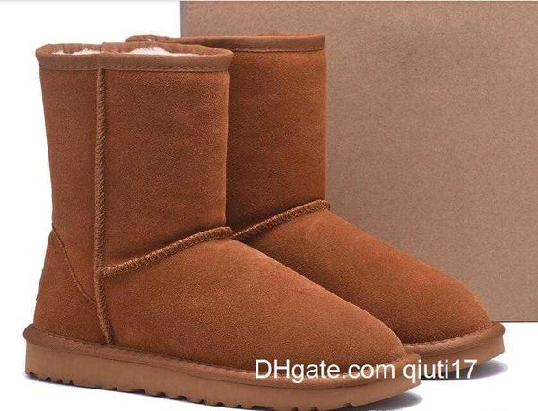 Boots 2022 Hot Top Aus Girl Lady Femmes Bottes de neige U5815 U5825 Tall Court Keep Warm Free Transhipment with Card Dust Bag Z230720