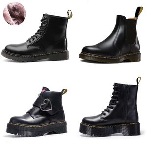 Laarzen 2023 Designer Boot Martin Men Dames Sneakers Triple Black White Classic enkel korte laarsjes winter sneeuw buiten warme schoenen ies