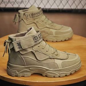 Bottes 2023 bottes de combat militaires tactiques pour hommes randonnée en plein air chaussures d'hiver légères anti-dérapantes bottes de cheville du désert pour hommes Z230803