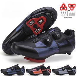 BOTS 2023 Pro Cycling Shoes MTB Racing Cycling Shoes Self Lock Speed Ciclismo SPD SPD Catess Mountain Road Zapatillas MTB