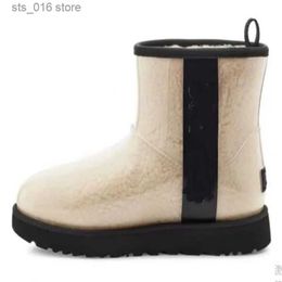 Laarzen 2023 Winter Sneeuw Enkellaarsjes Dames Schoenen Dames Heren Luxe Designer Jongen Meisje Klassiek Helder Mini Waterdichte Regenlaarzen Vrouw Man T231023