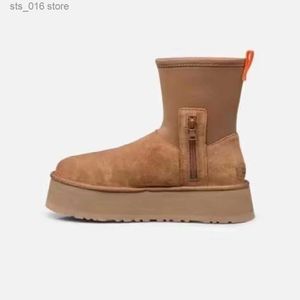 Laarzen 2023 Winter Sneeuw Enkellaarsjes Dames Schoenen Vrouwen Luxe Designer Jongen Meisje Klassieke Dipper Mini Waterdichte Regenlaarzen Vrouw man T231023