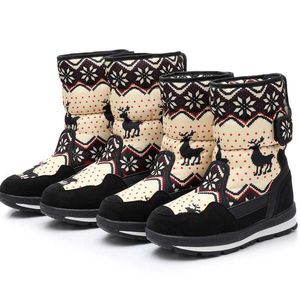 Bottes -30 degrés filles bottes de neige bottes d'hiver pour enfants imperméables nouveaux enfants chaussures d'hiver en peluche chaud Parent-enfant bottes taille 26-42 L0824