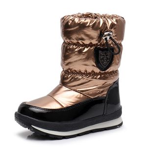 Boots 30% réelle laine d'hiver chauds chaussures bébé imperméables pour enfants neige -30 degrés Keep Girls Boys Kids 221101