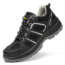 Laarzen 36-45 Unisex Zomer Outdoor Werkschoenen Kracht Bouwplaatsbescherming Veiligheid Mode Stijl Trekking