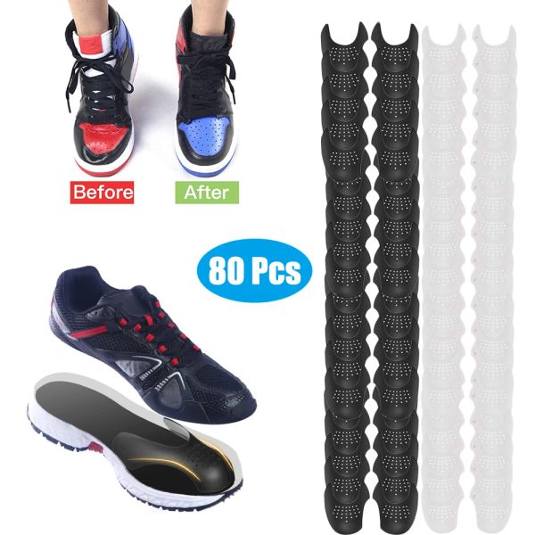 Bottes 40 paires chaussures Anti Clice Protector for Sneakers Crease Protectors for Ball Shoes Toe Caps Shoer Souiper Support Dropshipping
