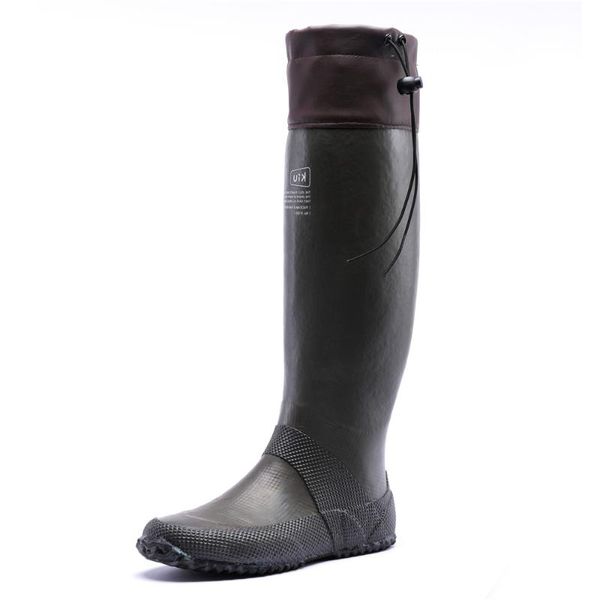 Bottes 526-1242 TONGPU Wellingtons en caoutchouc extra doux pour femmes, pluie plate