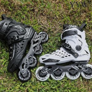 Laarzen volwassen inline roller skates schaatsenschoenen sneaker binnearbeginner vrachtwagens pu wielen cool straatvrije stijl roller skating schoenen