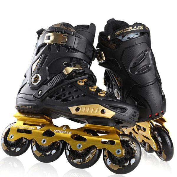 Bottes Advanced Adult Rolars Skates Professional Skate en ligne Chaussures de patins 4 roues Taille 3644 Femmes Men Roller Skates