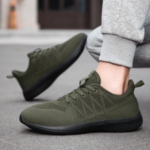 Boots Army Green Men Sneakers Plus taille 46 Chaussures de sport Running Sport Breathable Lightweight Running Walking Femmes Custar