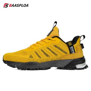 Botas Baasploa 2022 Nuevos zapatos de zapatillas de zapatillas Masculinas Men Breathable Mesh Running Shops Talking Gym Walking Shoes para hombres Plus Tamaño 4150