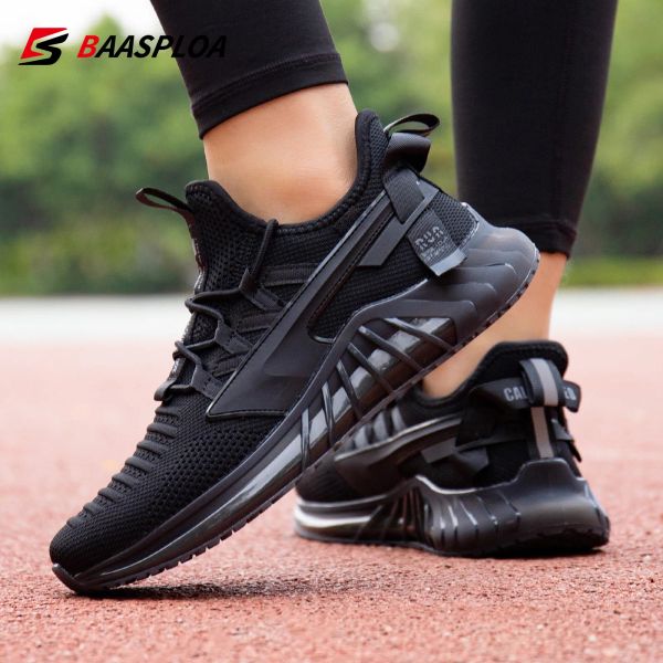 Boots Baasploa Fashion Casual Walking Shoes for Men 2023 Men's Designer Mesh Lightweight Sneakers Laceup Male Male Outdoor Sports Shoe