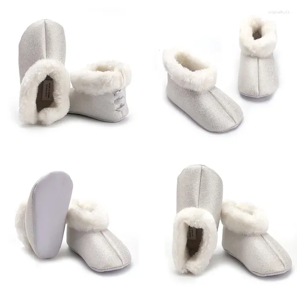 Bottes Baby Cotton Soft Bottom Shoes Born Toddler Infant Girls Snow 0-1y