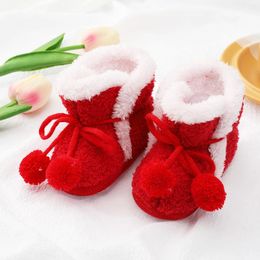 Bottes bébé filles garçons chaussures chaudes chaussons souples neige confortable infantile enfant en bas âge réchauffement et mode