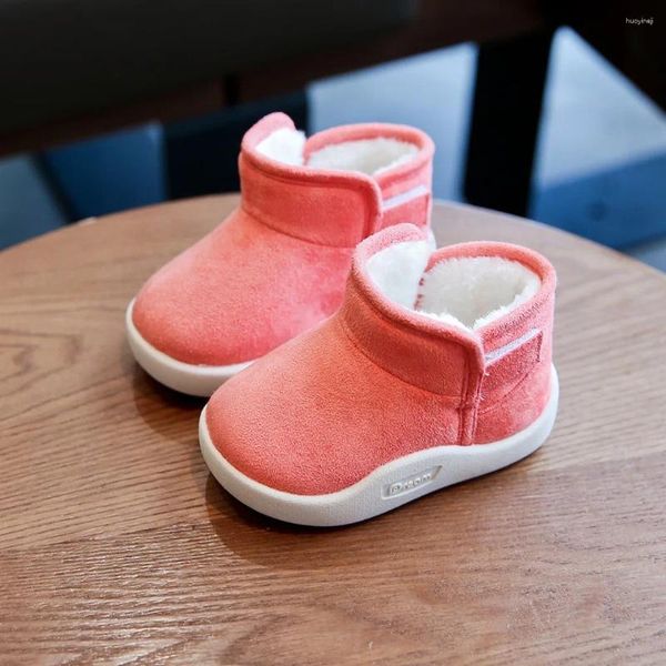 Botas Baby Winter Shoes Behdler Infantil Niños Niños Lindos Botas de algodón de algodón cortos y calientes