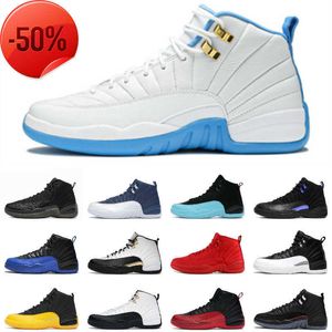 Laarzen Basketbalschoenen 12 12s Jumpman mannen vrouwen Dark Concord Flu Game University Jumpman Goud Zwart rood Taxi Indigo Playoff Royal Easter OVO