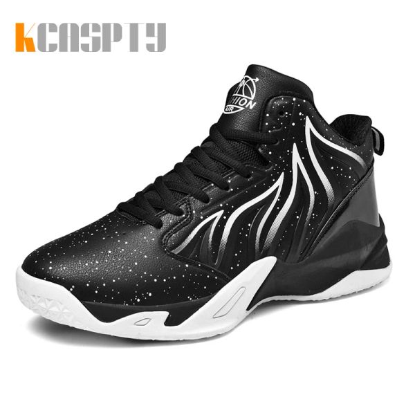 Boots Basketball Sneakers Man Breathable Mesh Sports Chaussures Men amortissant High Sport Chaussures Male Couple de basket-ball à grande taille 3648