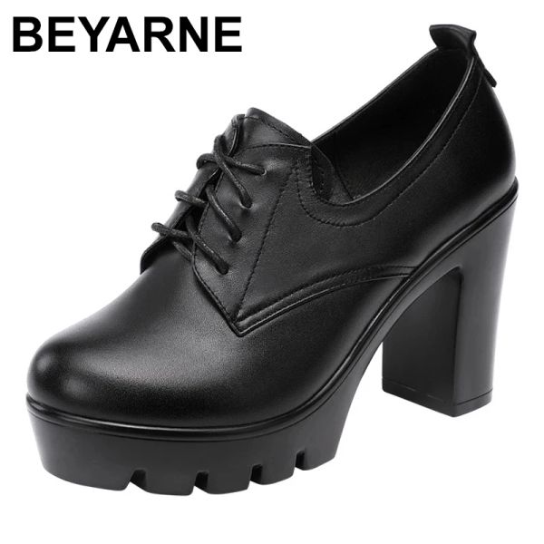 Boots Beyarnewarm Small Size 32 33 34 Chaussures oxford pour femmes automne 2021 Douche de plate-forme en bouche avec fourre