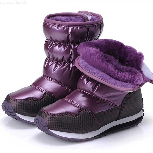 Boots Boots -30 degrés Russie Hiver Chaussures pour bébé chaud Fashion Fashion Termropfred Girls Boys Perfect for Kids Accessories 221116 Z230817