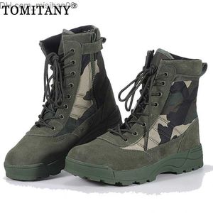 Boots Boots hiver tactical militaires Men de force spéciale Désert combat US Army Army Outdoor Man Travail Sécurité Chaussures 220826 Z230630